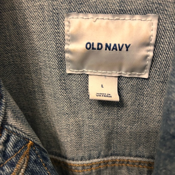 Old Navy Light Blue Denim Jacket size Large - Picture 8 of 8